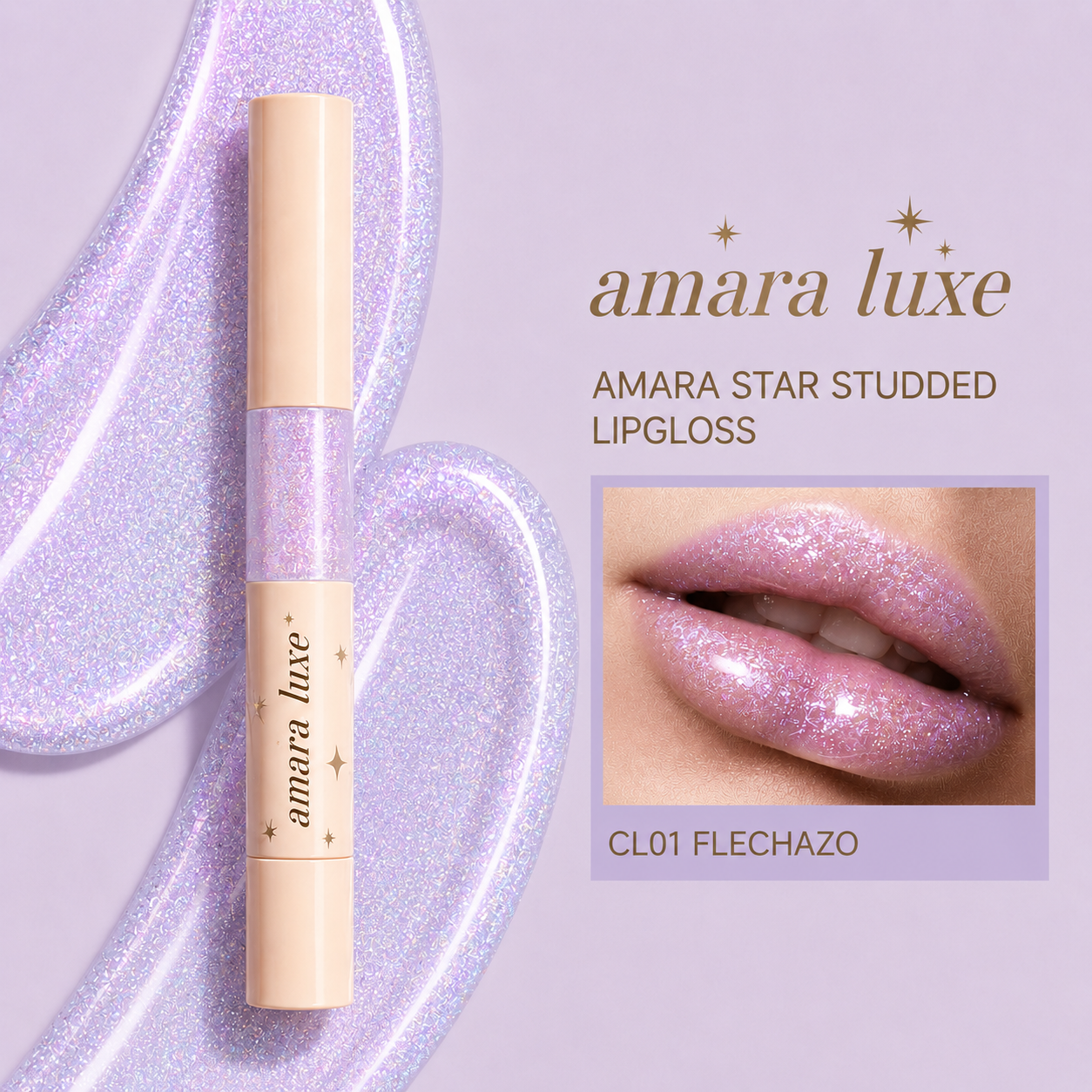 Star-studded Lip Gloss  Iridescent