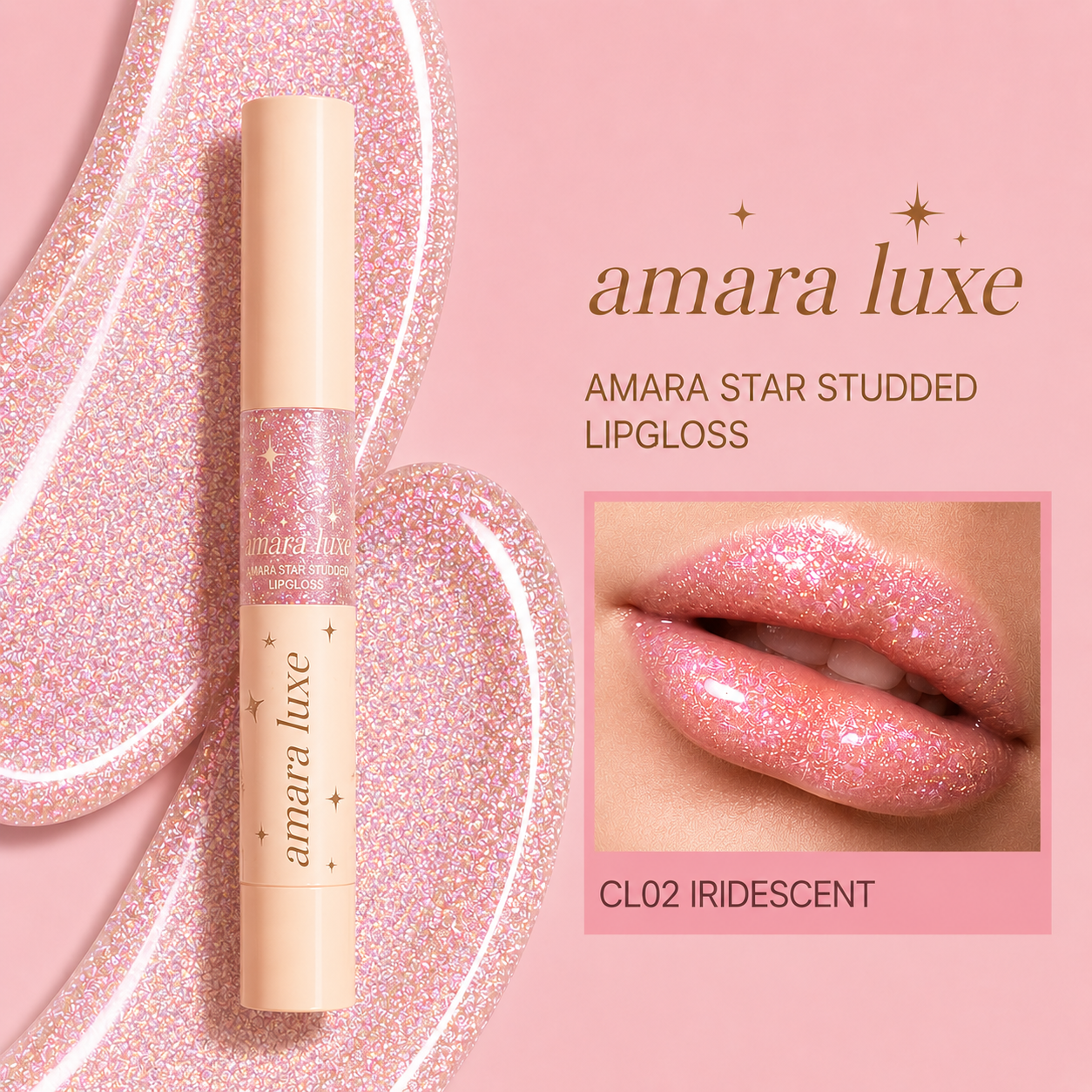 Star-studded Lip Gloss  Iridescent